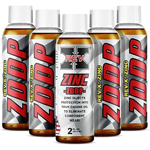 REV X ZDDP Oil Additive - Zinc & Phosphorus (5 Pack) Cover