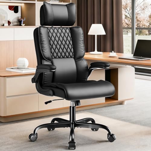 Reviews de Sillon Reclinable de Piel - 5 favoritos. 50 Sytas - Silla ergonómica de oficina ejecutiva con reposacabezas ajustable, silla de computadora de piel sintético, silla giratoria de respaldo alto para oficina en casa,...