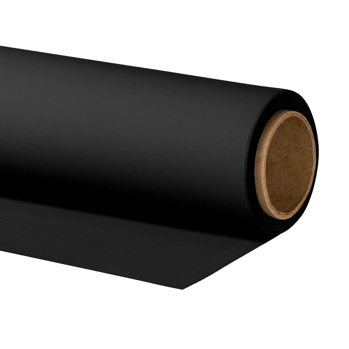 Walimex Pro Fotoachtergrond Van Karton – Zwart, 1,35 X 10 M, Voor Studio En Productfotografie, Oprolbaar En Stevig