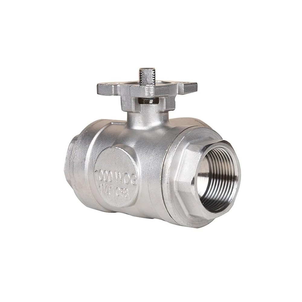 DN8/DN10/DN15/DN20/DN25 SS304 Stainless Steel High Platform Three-way Female Thread Ball Valve T/L Type(DN10,L Type)