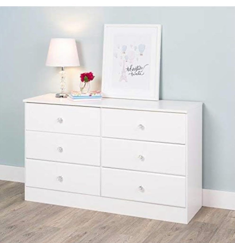 CASPIAN Furniture Chest of Drawers || Living Room || Bedroom || Office || Size in Inches (48x30x16) (White)