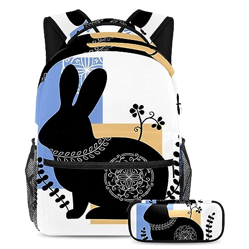 Sac à dos silhouette de lapin pour le voyage des étudiants et les sorties scolaires