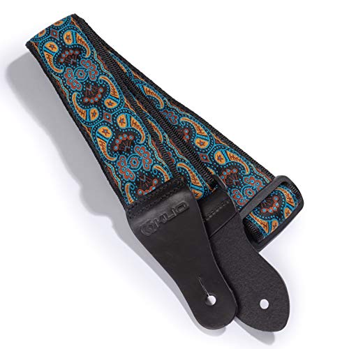 KLIQ Vintage Woven Guitar Strap for Acoustic and Electric Guitars | '60s Jacquard