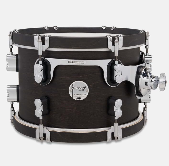 Pacific Drums Concept Classic: tom, 12" x 8", Ox Blood Stain, cerchi Ebony Stain