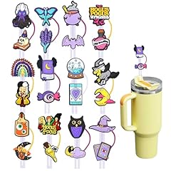 12pcs witch straw covers