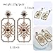 Crystal Evil Eyes Drop Earrings Fashion Unique Abstract Eyes Rhinestone Dangle Earring for Women Exaggerated Jewelry