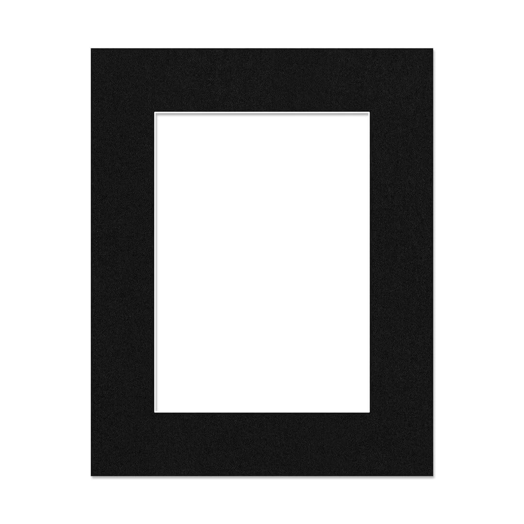 Alison Kingsgate 10X8 Black Picture Mount for frames - 7X5 Size Aperture