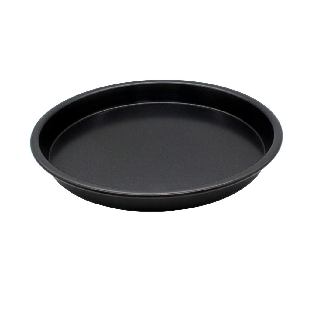 Abcsea Pizza Baking Tray, Round, Black, 23cm
