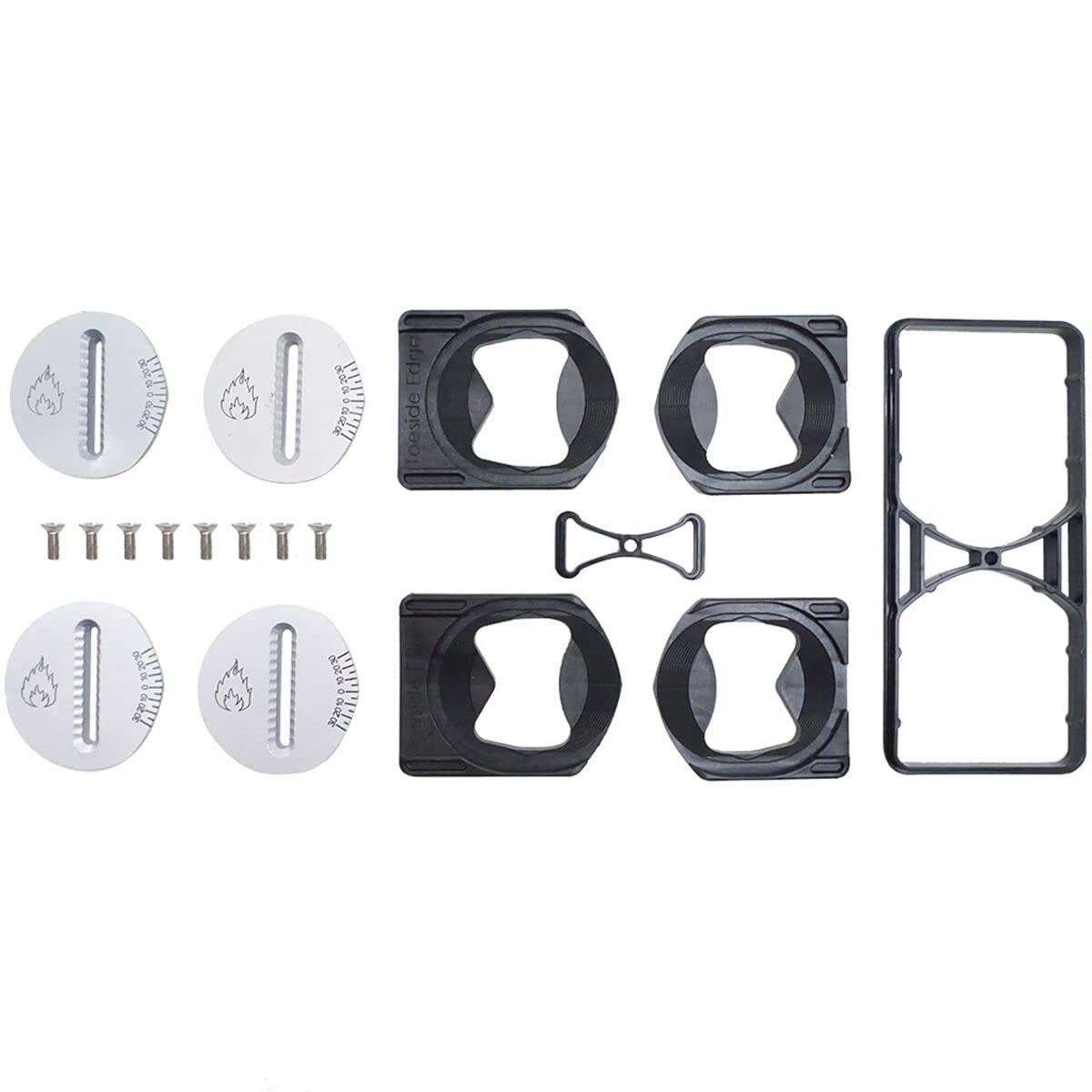 Nitro Spark Pucks Canted, Black