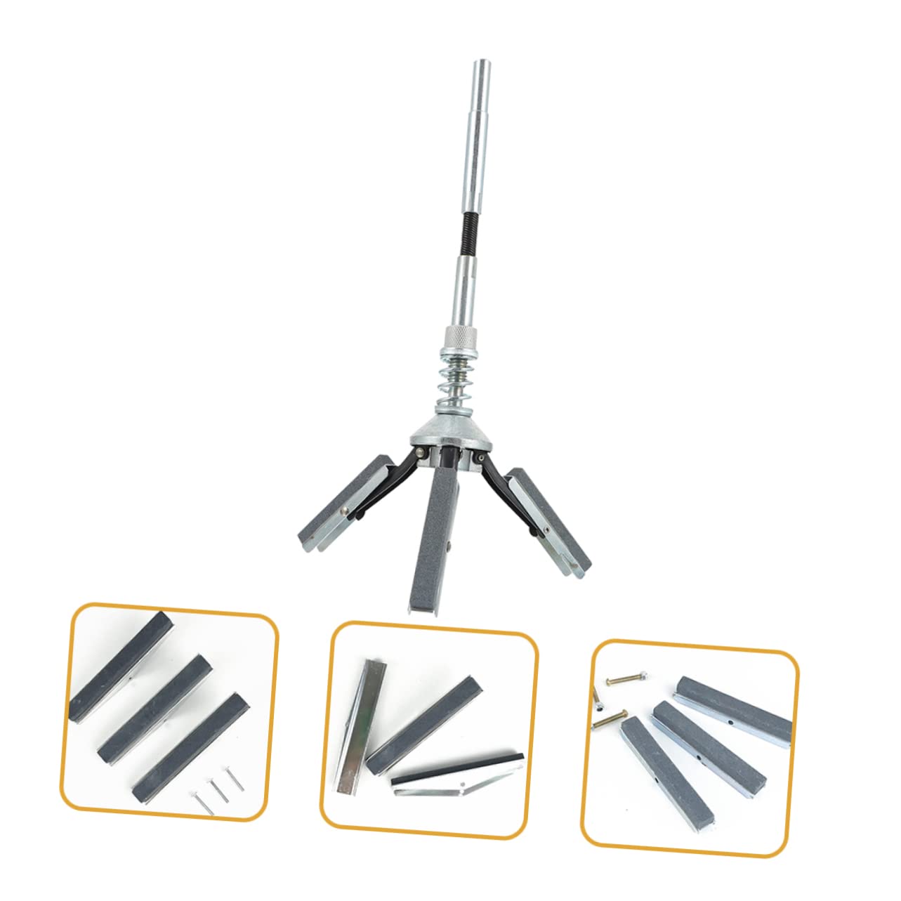 ULTECHNOVO 3pièces Outil De Rodage De Cylindre Ajustable Pour Entretien Automobile Plage Pratique Et Flexible Pour Moteurs De Voitures Camions Et Tracteurs