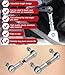 Lowering Link for BMW Touring F11 E61 E39 X5 X6 | for BMW with Rear or Full Air Suspension Adjustable Air Suspension Lowering Link Rod Used to Lower Rear Air suspension Easy to Install (1 Pair)