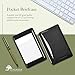 Levenger Pocket Briefcase Leather Pocket Notepad 3x5 Index Card Holder Organizer, Black