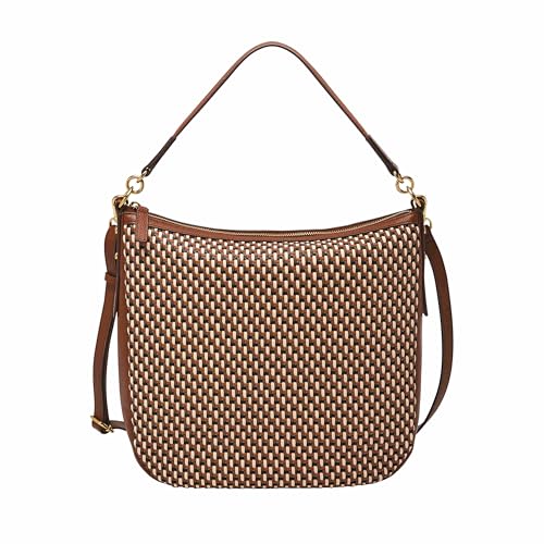 Fossil Jolie Hobo Bag, Neutral Woven