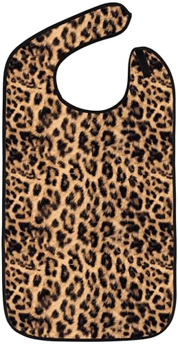 Classic Bib Designs Adult Bibs for Eating: Reusable with Crumb Catcher Pocket - For Men and Women