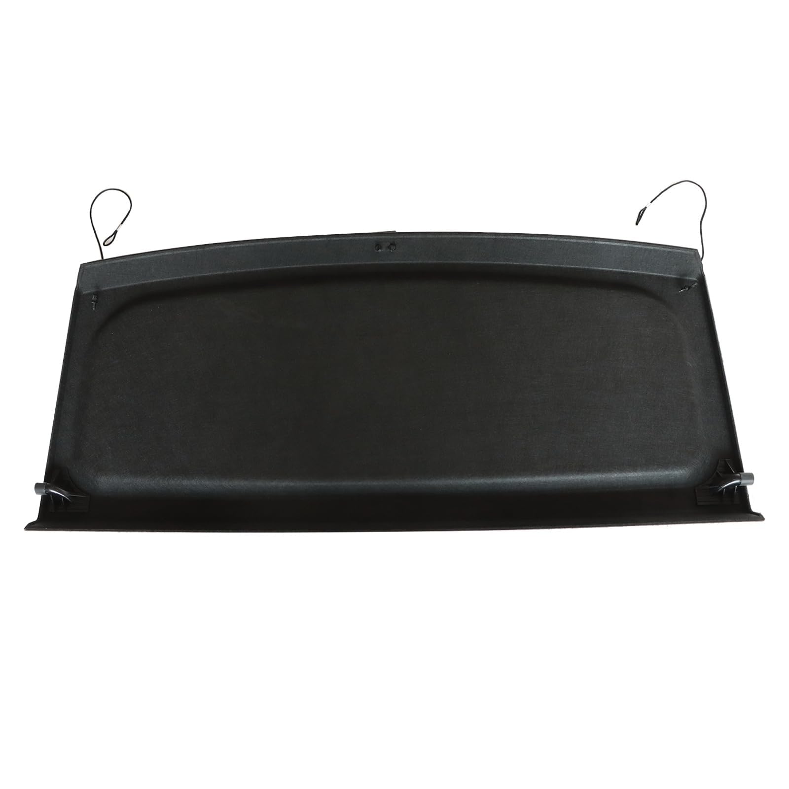 Gepäckraumabdeckung Kofferraum Rollo Schwarz Kompatibel VW Polo 6C1 6R1 2009–2018 Einziehbare Kofferraumabdeckung