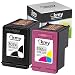 Produktbild CKMY Ersatz für 302 XL 302XL 2-Stück Schwarz Wiederaufbereitet Druckerpatrone für DeskJet 3630 3632 3638 3634 3639 3636 3638 OfficeJet 3831 5230 3834 4655 4654 3833 Envy 4527 4525 4528 Drucker