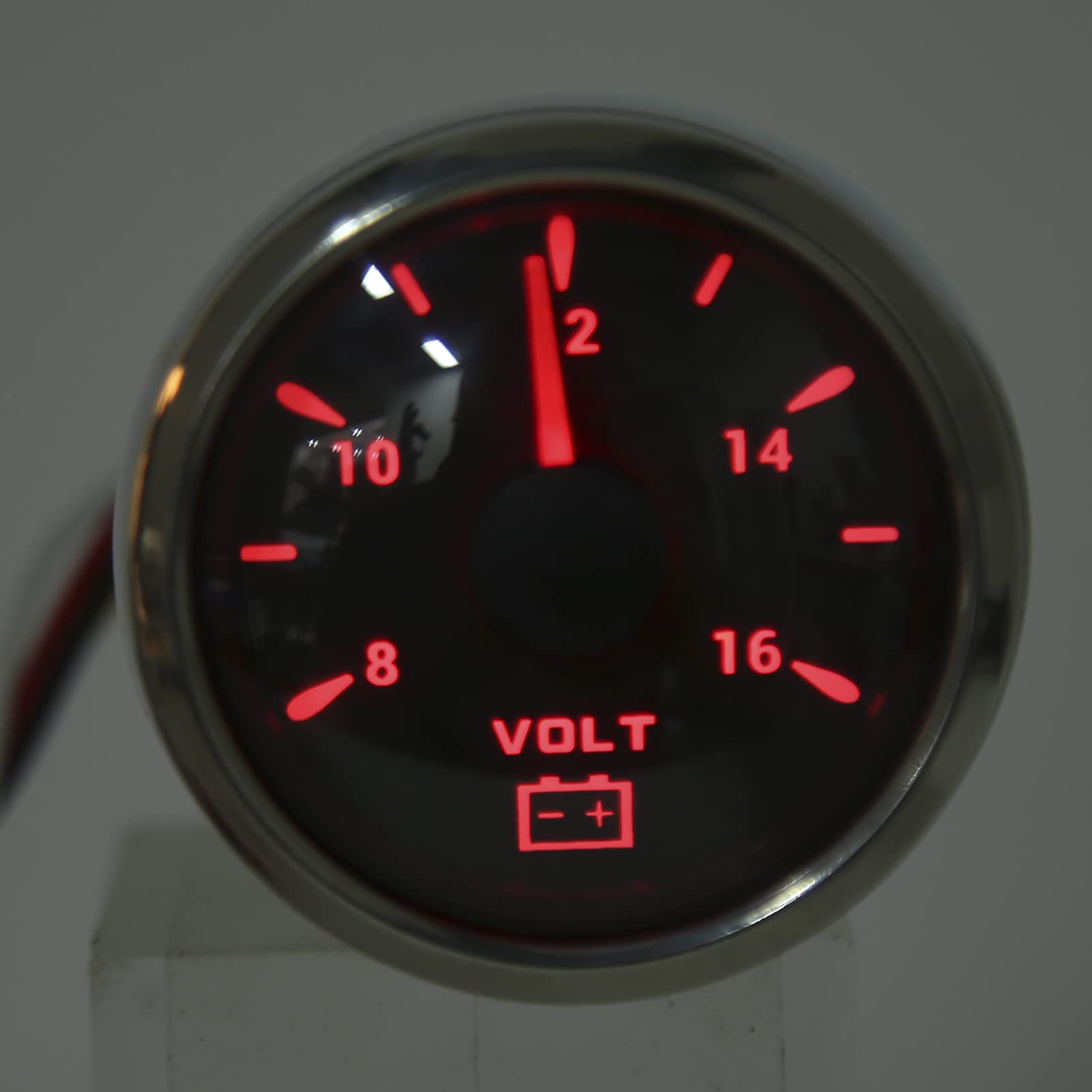 Voltmeter Zip kopen? 12v digitale spanningsmeter blauw