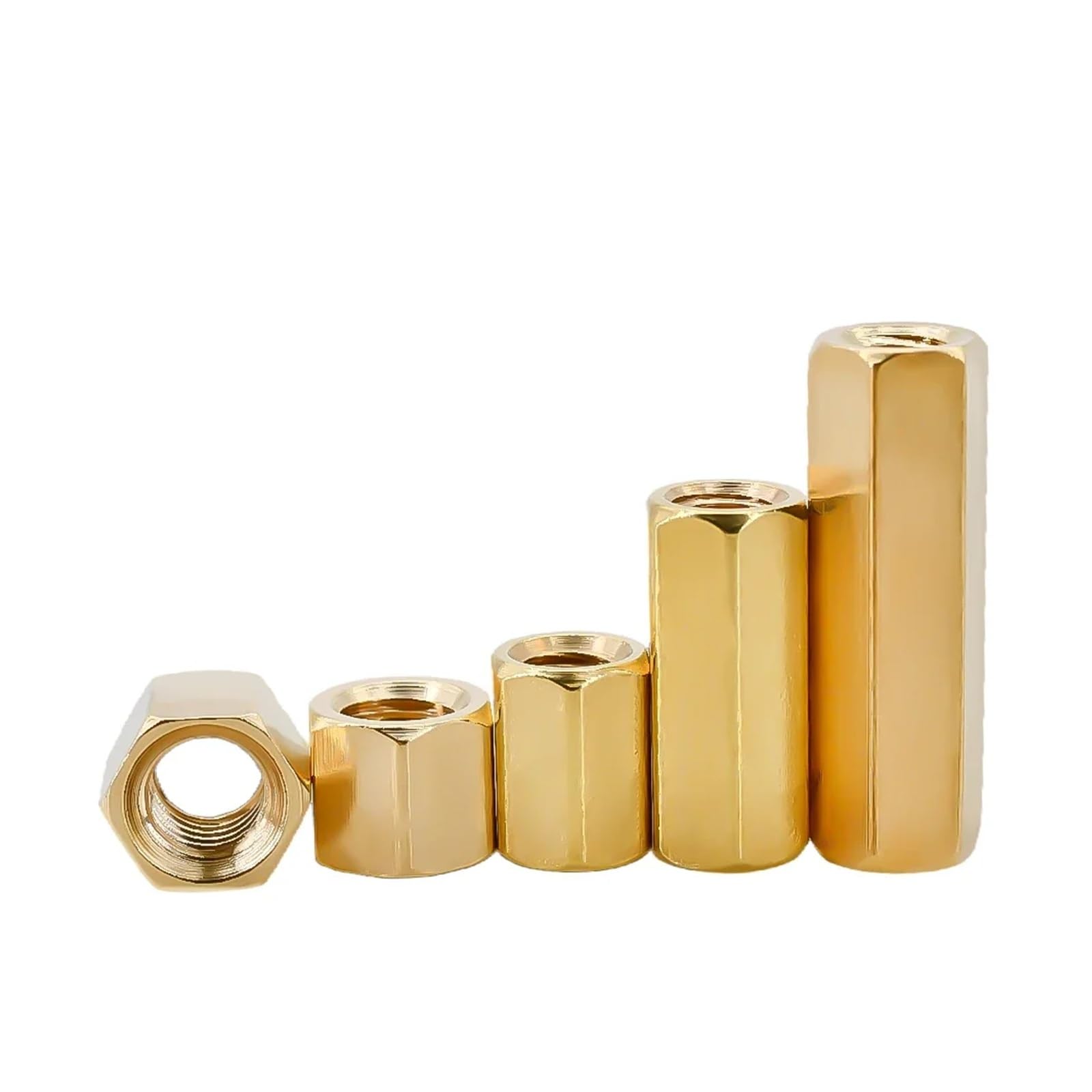 Separador de placa base de latón hexagonal M2 M2.5 M3 M4 M5 M6 M8, espaciador de perno de columna, espaciador de placa base, espaciador de placa base, espaciador de placa base, espaciador de placa bas