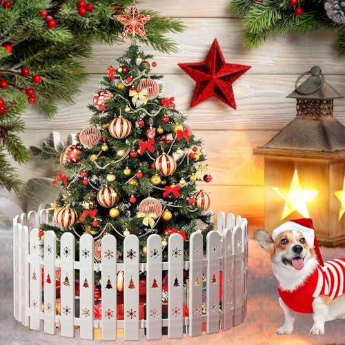 Weihnachtsbaum-Zaun-Barriere für Katzen und Hunde, 36 Stück,...