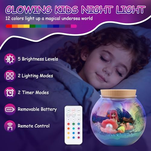 Kit Terrario Sirena con Luz LED y Control Remoto miniatura 5