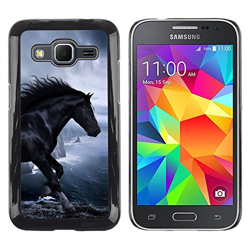 Graphic4You Cheval Animal Design Coque Cache Étui Housse de Protection pour Samsung Galaxy Core Prime