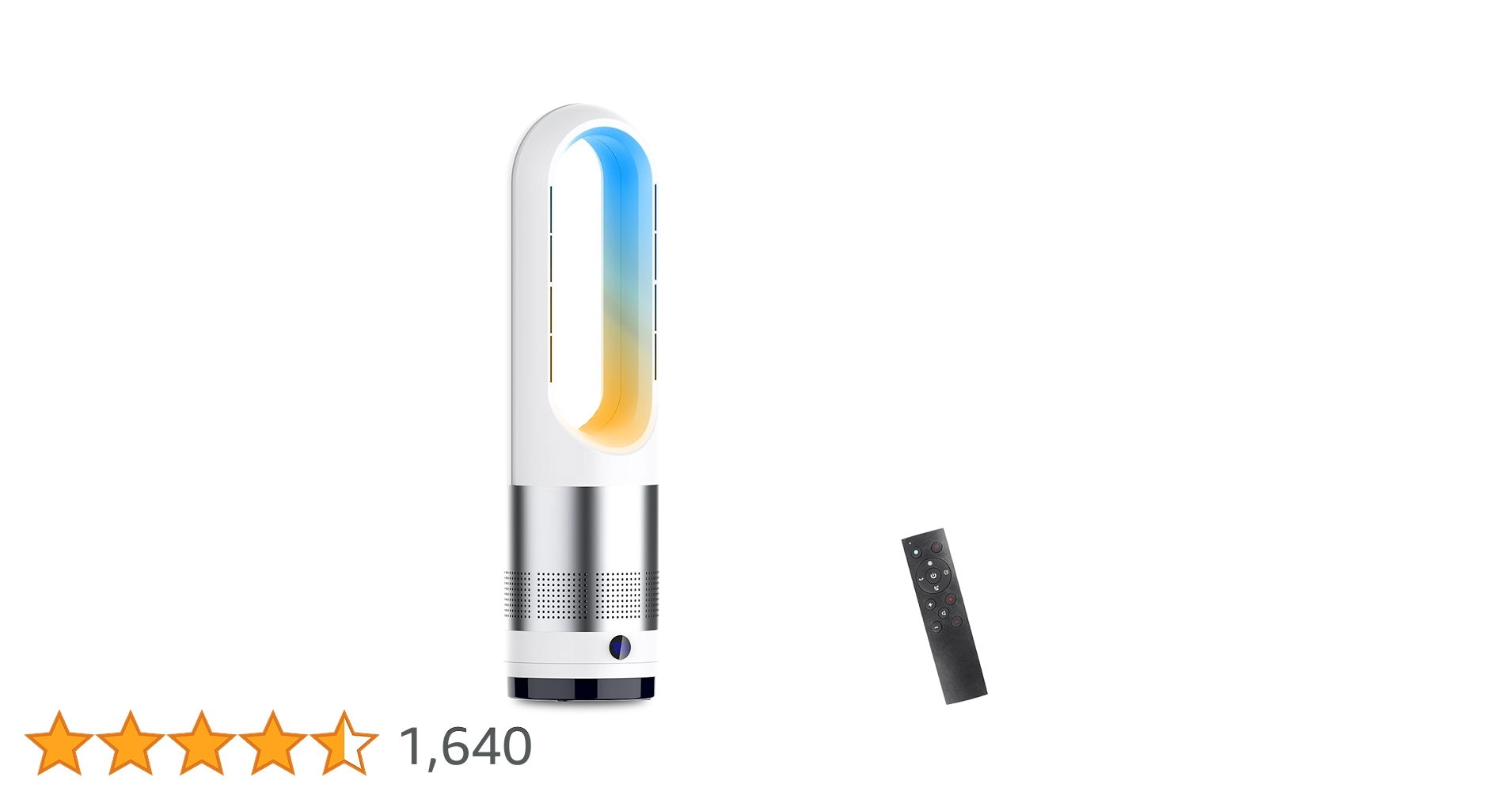 Amazon | 【2025冷暖兼用】扇風機 羽なし タワーファン 8段階