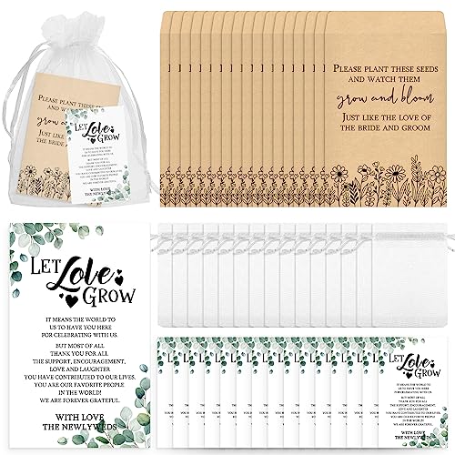 Ctosree 100 Set Wedding Favors for Guests Bulk...