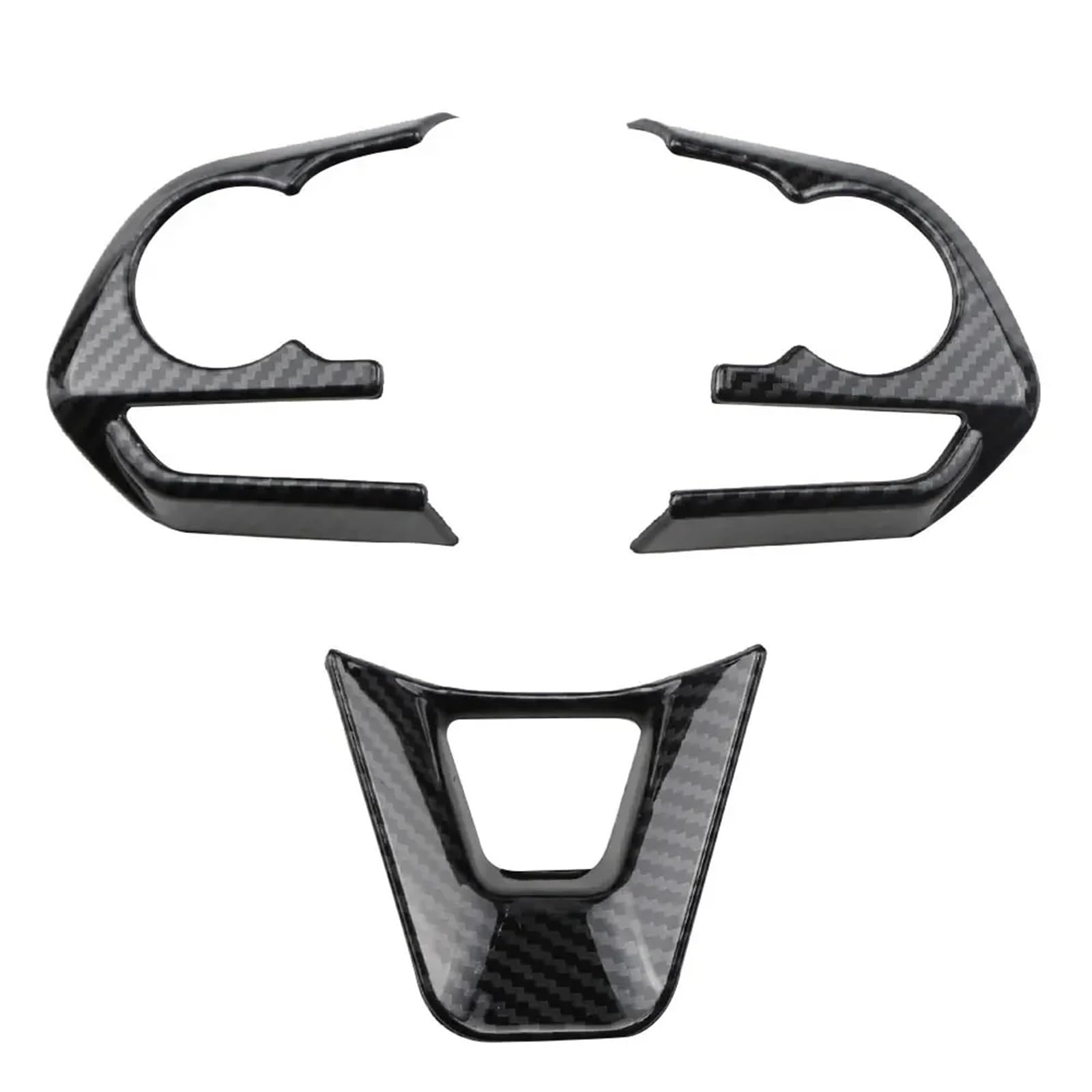 Car Trim Interior for Toyota for RAV4 for RAV 4 for Corolla for Avalon 2019 2020 2021 2022 ABS Car Steering Wheel Button Panel Trim(369 Clock a)