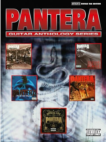 Pantera Guitar Anthology – Note-for-Note Guitar Tablature Songbook | Guitar Sheet Music with Lyrics and Chords | Play Classic Metal and Hard Rock ... Transcriptions (Guitar Anthology Series)