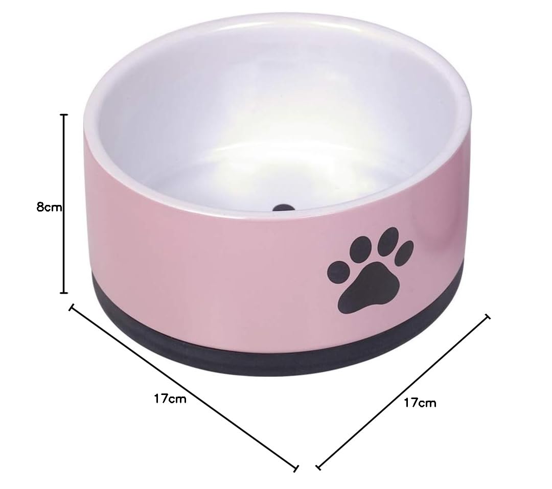 Nobby Ceramiczna miska "Paw" różowa Ø 17 x 8 cm, 1,10 l