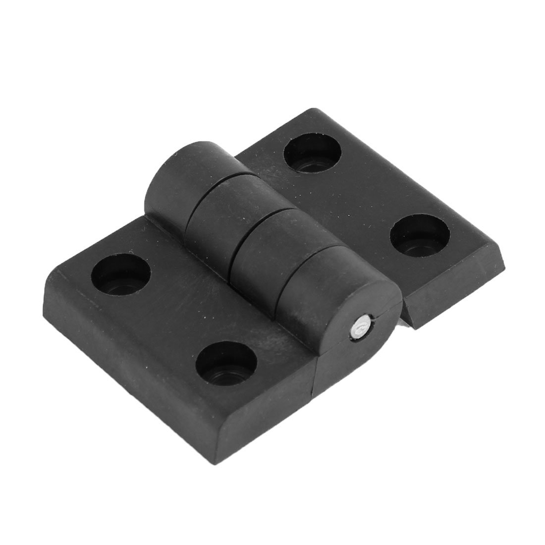 Aexit Black Single Clothes Hangers Metallic Axle Plastic Wardrobe Door Children's Clothes Hangers Flap Hinge