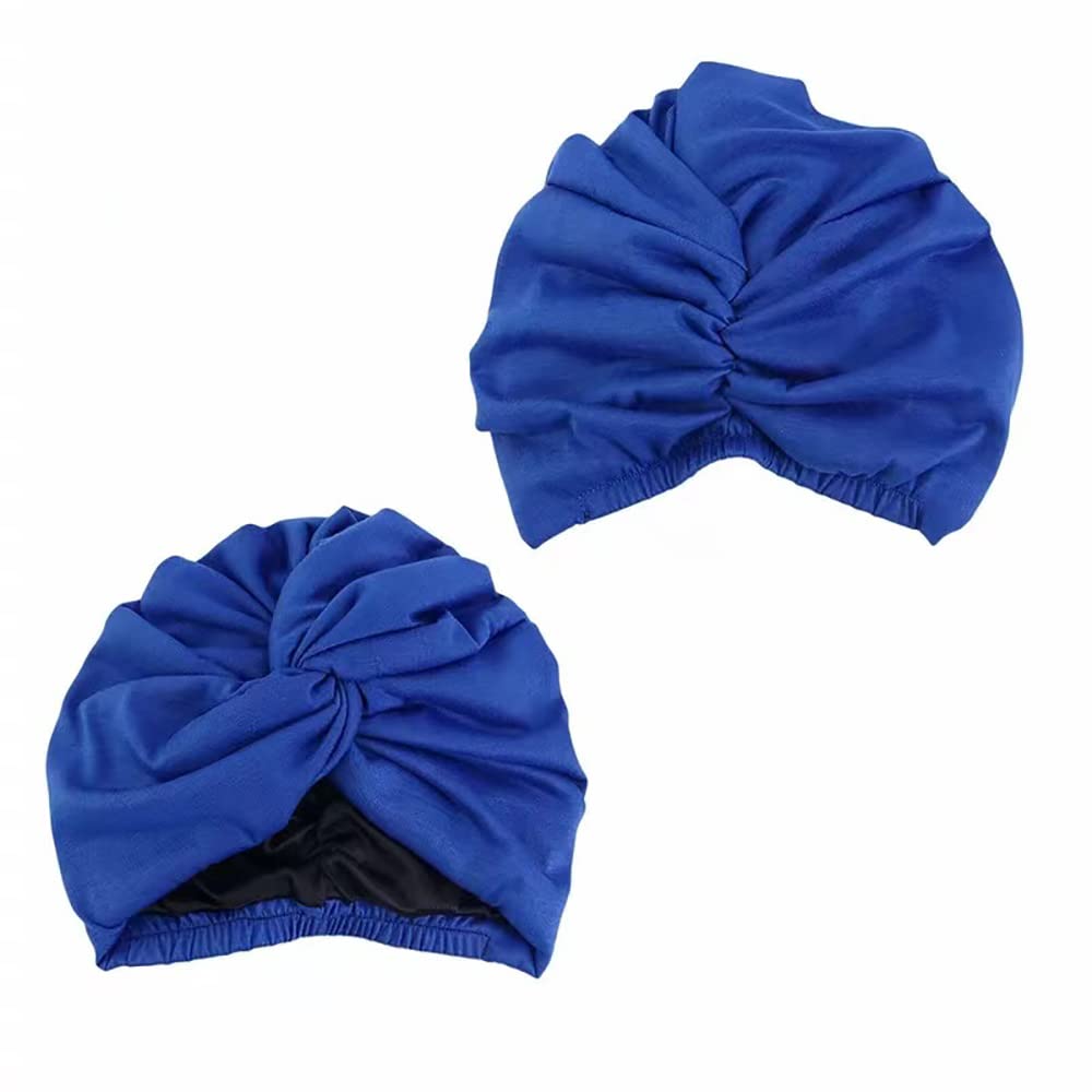 Pluto & Fox Gorra Beanie Turbante para Mujer con Cinta De Goma Quimioterapia Cáncer Pérdida de Pelo