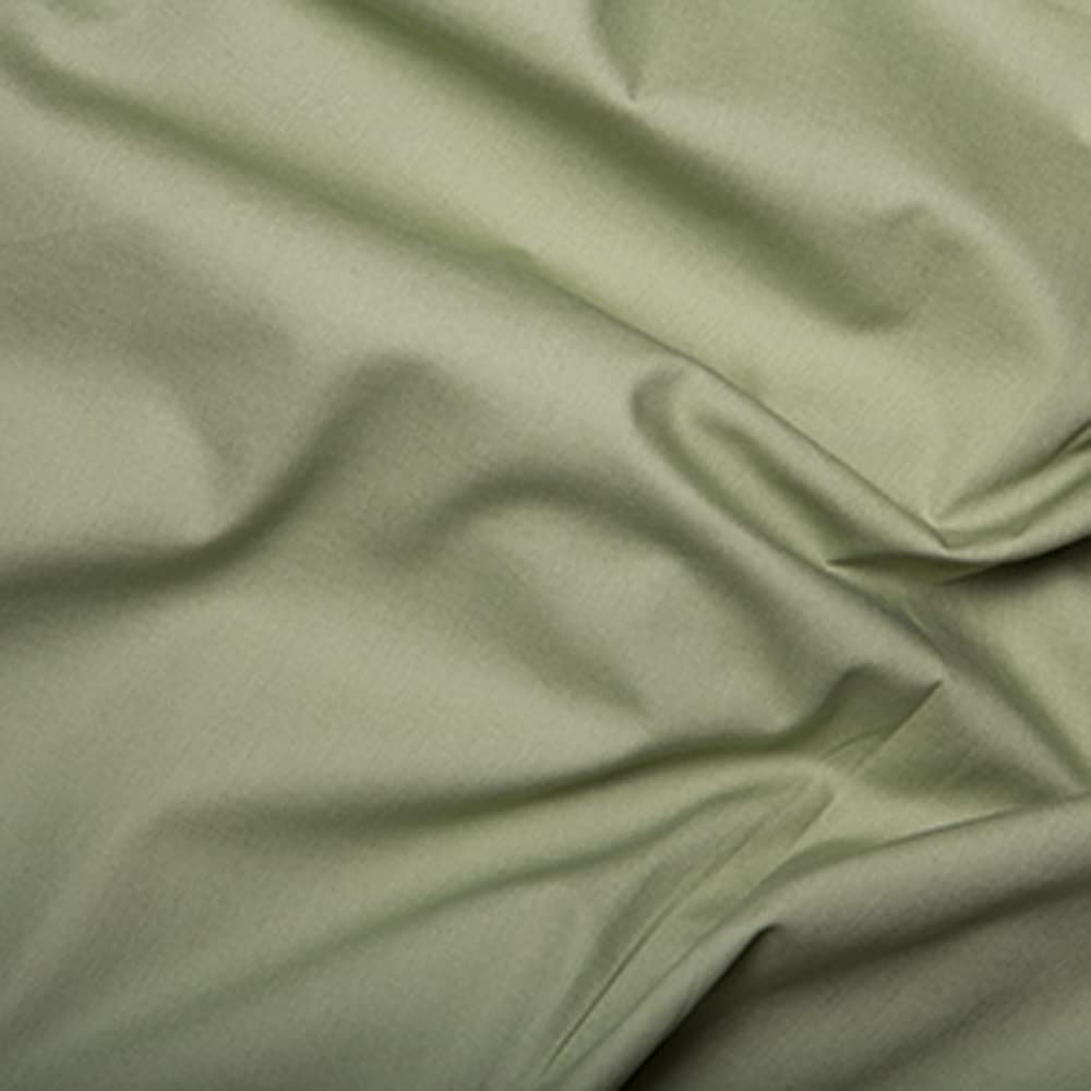 Glamour Secrets Green 100% Cotton Poplin Fabric - Plain - Craft Fabric Material Metre