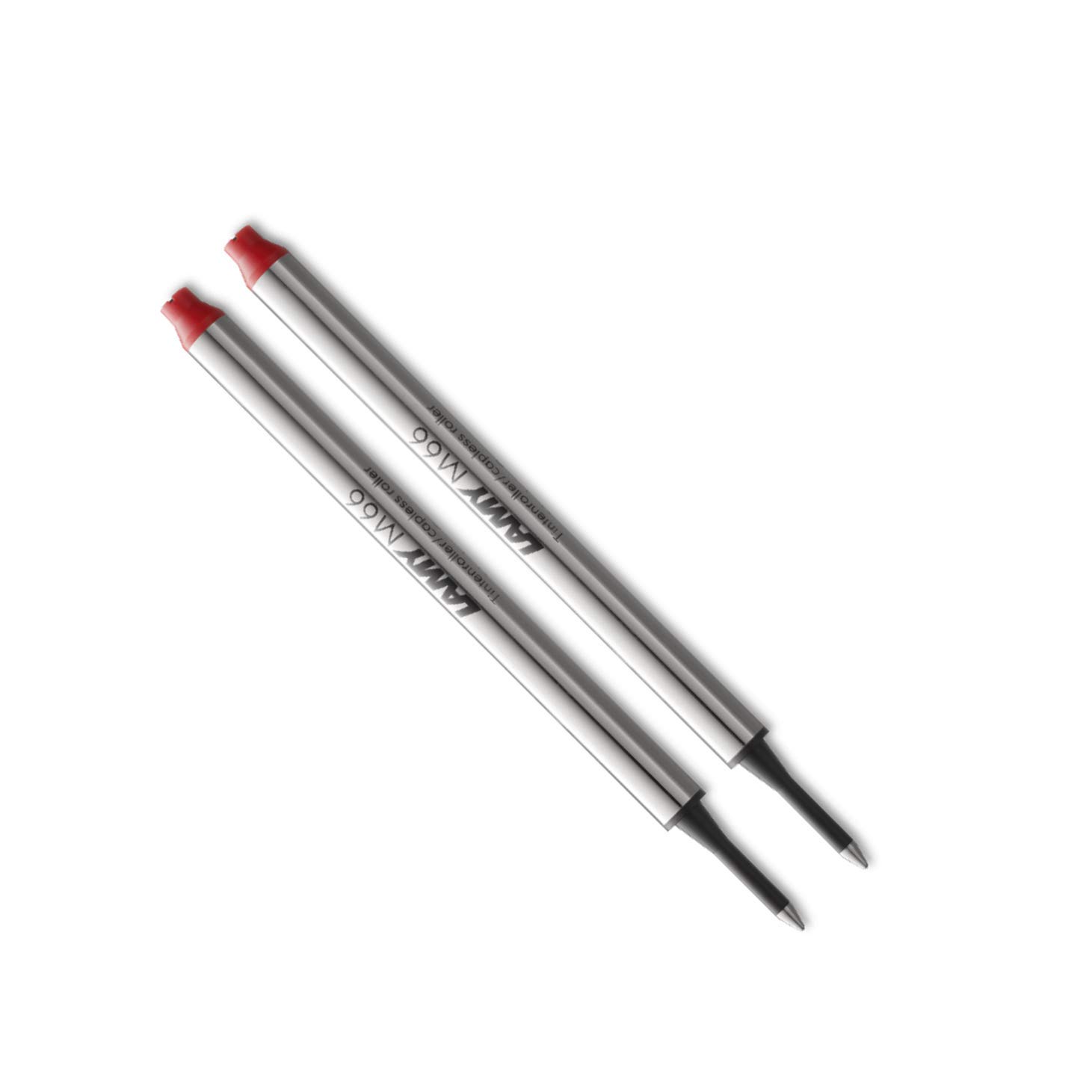 LAMY M63 ROLLER BALL PEN REFILL, RED (SET OF TWO)