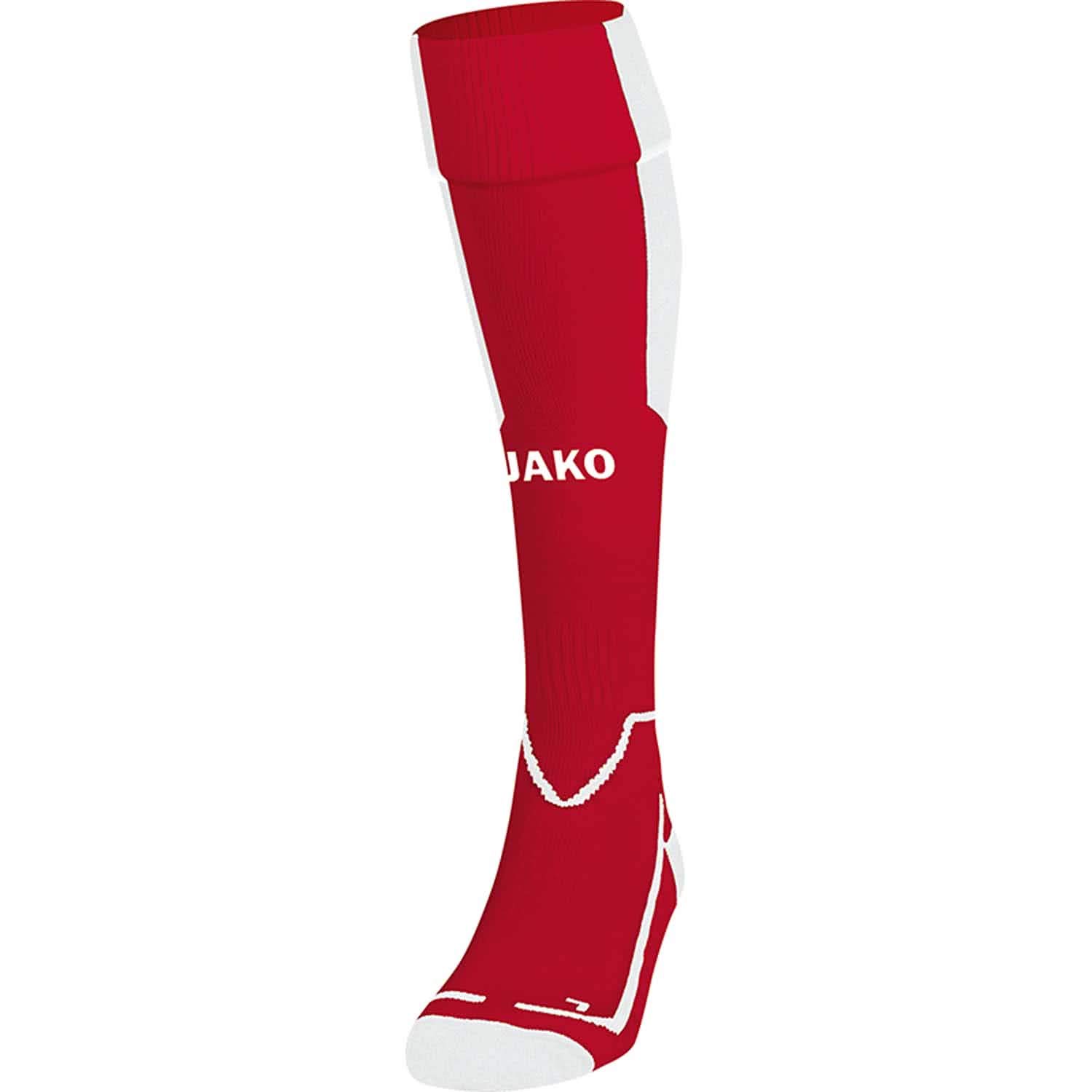 JAKO Unisex's Lazio Socks, Chili red/White, 3 (35-38)