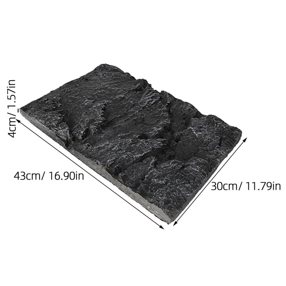Toddmomy 2piezas Acuático para y Terrario Panel Decorativo De para Reptiles y Peceras Simulación De para Decoración De y Terrarios