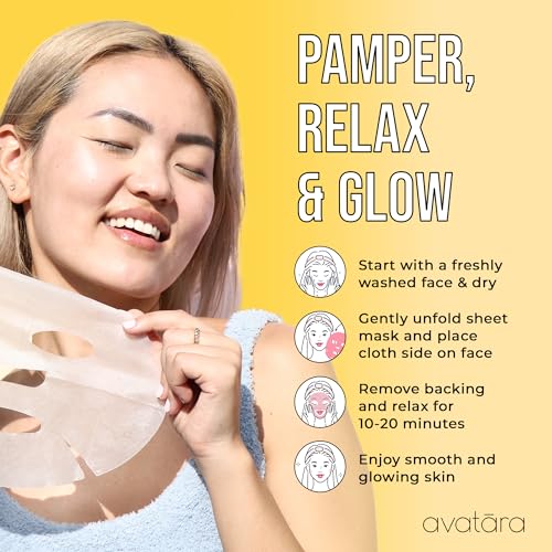 Avatara AMSET012 - CA Bee My Honey Facial Mask 5 Sheets thumb #4