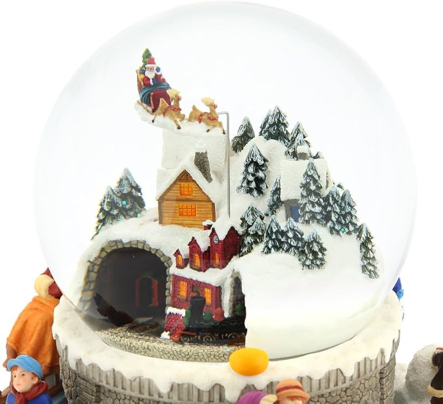Amazon.co.jp: 高級 スノードーム クリスマス 日本代理店 JARLL GG