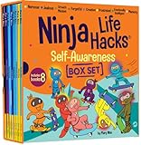 Ninja Life Hacks Self Awareness 8 Book Box Set (Books 41-48: Frustrated Ninja, Nervous Ninja, Jealous Ninja, Growth Mindset Ninja, Forgetful Ninja, ... Emotionally Intelligent Ninja, Memory Ninja)