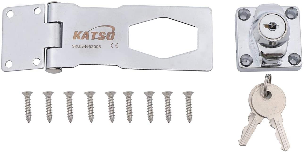 Serratura A Chiave Con Chiavistello - In Lega Di Zinco Per Porte, Armadi E Cassetti | Cromata O Nera - Foto 4