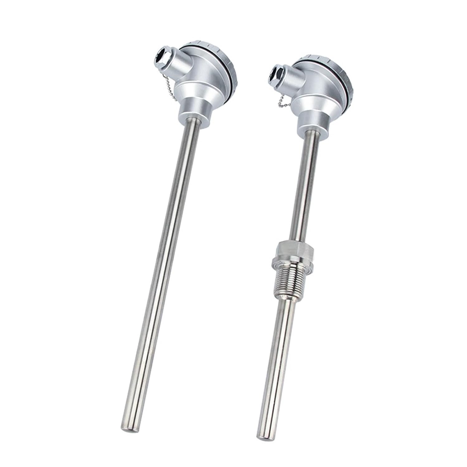 1300℃ K-Type Temperature Sensor WRN-130 230 Probe Transmitter Armored Stainless Steel Thermocouple 1Pcs(WRN130-300mm)