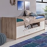 funktionsbett agatha Made in Germany Wimex Bett/ Funktionsbett Rocco, 2 Schubladen, 2 Türen, Liegefläche 90 x 200 cm, Mehrfarbig
