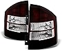 VIPMOTOZ For 2007-2010 Jeep Compass OE-Style Smoked Red Lens Incandescent Tail Light Lamp Assembly, Driver & Passenger Side