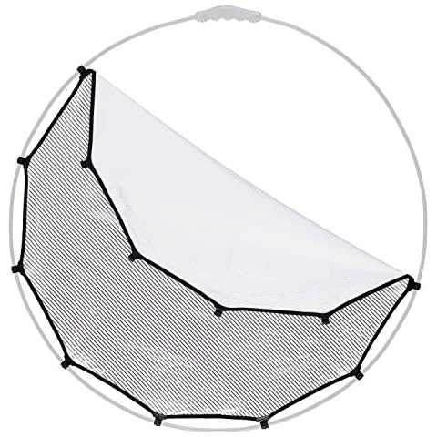 Manfrotto LL LR3321 HaloCompact Reflektor/Diffusor-Bespannung, 82cm, Soft Silver, LL LR3321 Cover
