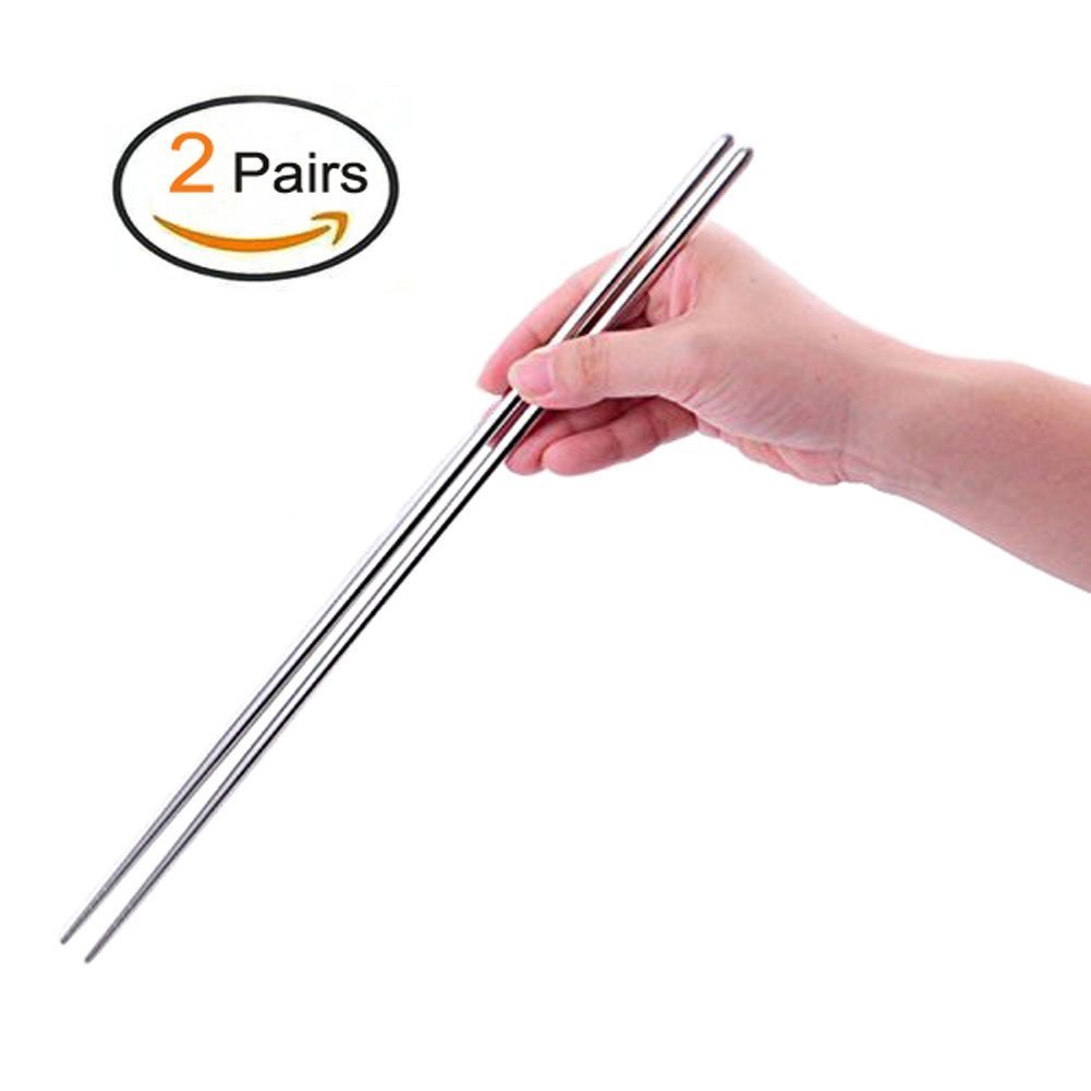 Buy Cooking Chopsticks 2 Pair 39cm Lengthen Stainless Steel Noodles