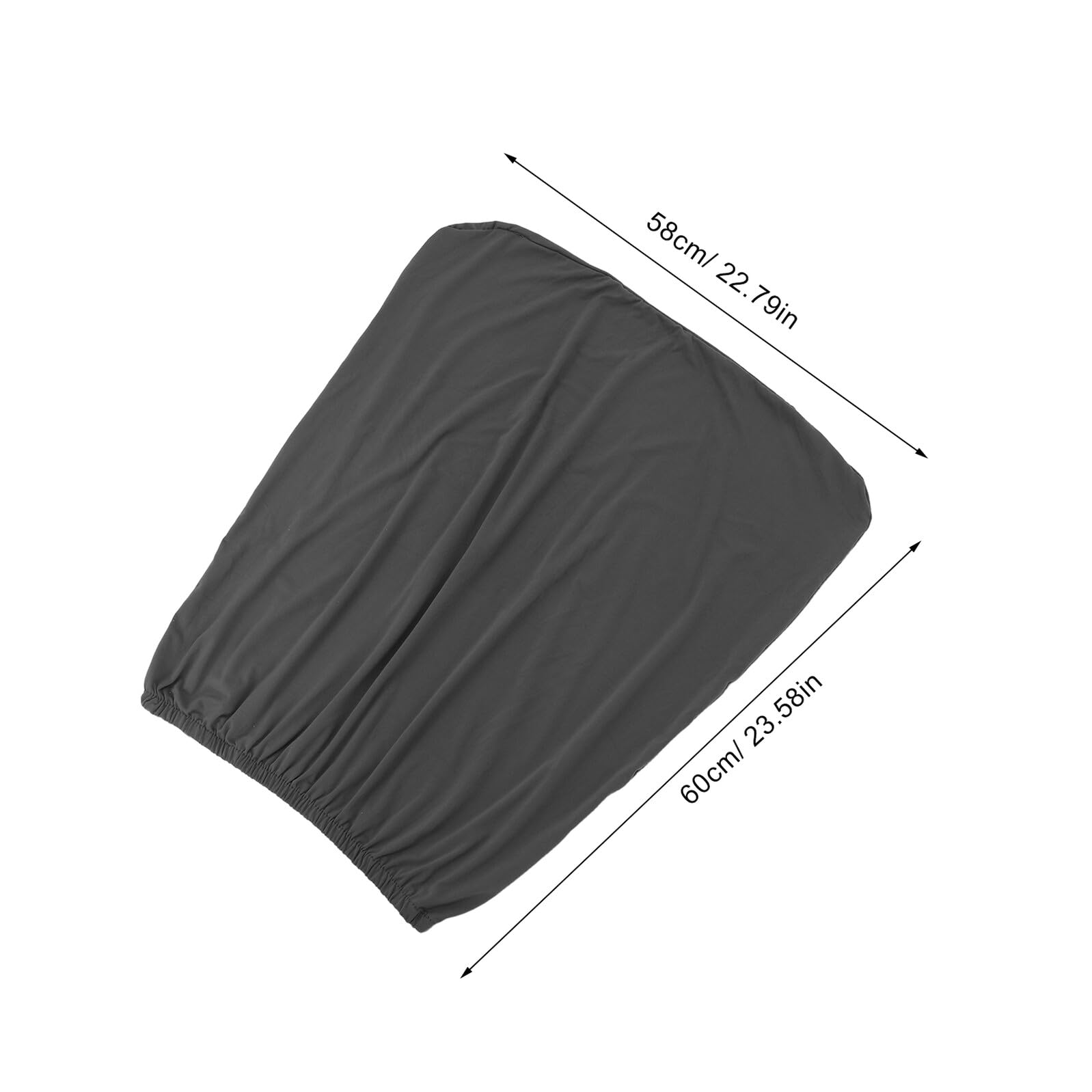 TOGEVAL Funda Protectora Elástica para Radiadores Eléctricos Transpirable y Lavable Tamaño Ajustable 5-10 CM Color Gris Oscuro Funda Reutilizable Antipolvo para Calentadores — view 2