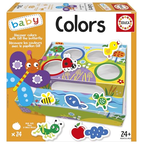 Educa Baby Colors puzzle d'éveil pour amuser votre enfant pendant les jours de pluie