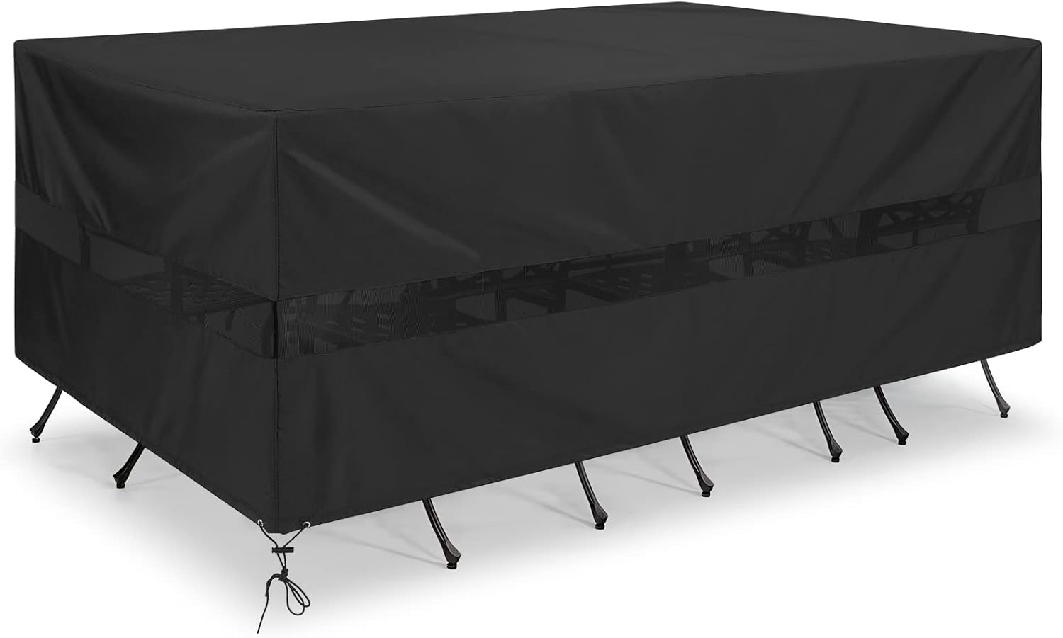 SunPatio Patio Furniture Covers Waterproof, Rectangular Table and