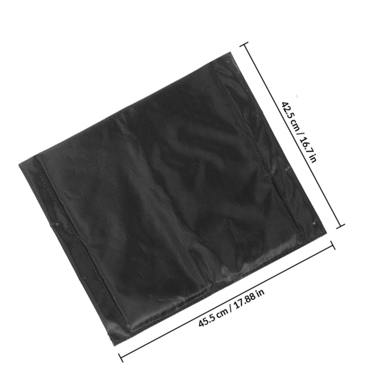2 Cojines de Asiento para Silla de Ruedas, Tela Oxford Negra, Gruesos y Transpirables, Almohadillas Antideslizantes y Resistentes para Uso Prolongado, Accesorios para Silla