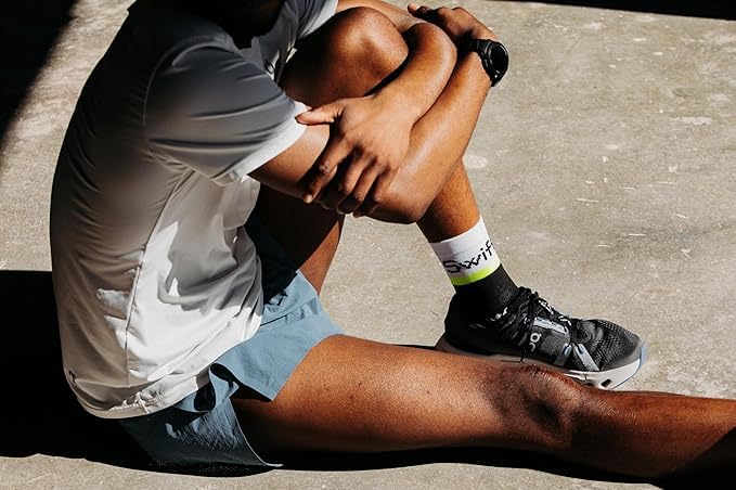 Image of Swiftwick ASPIRE Mid-Crew Socks for Running & Cycling, Men & Women